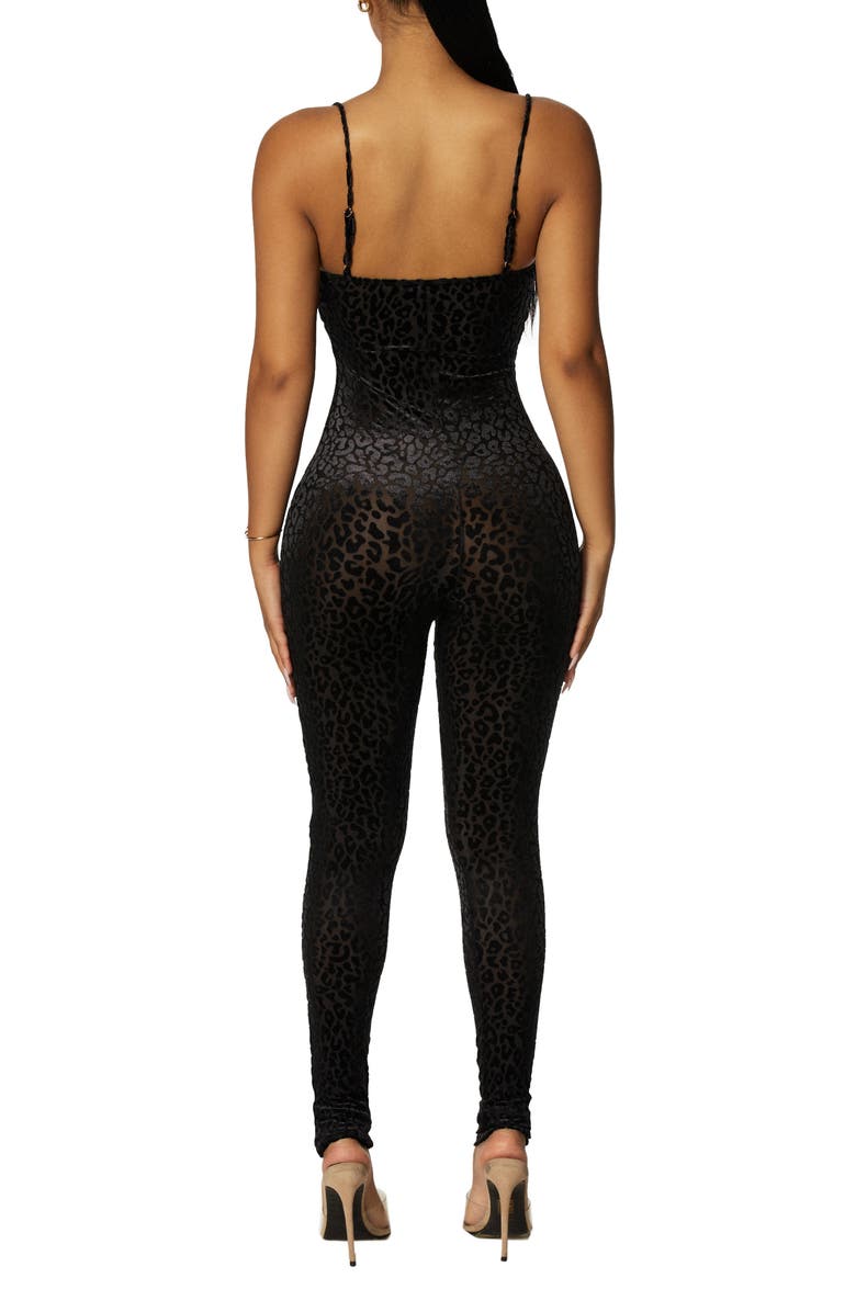 Naked Wardrobe Sleeveless Bustier Jumpsuit, Alternate, color, 