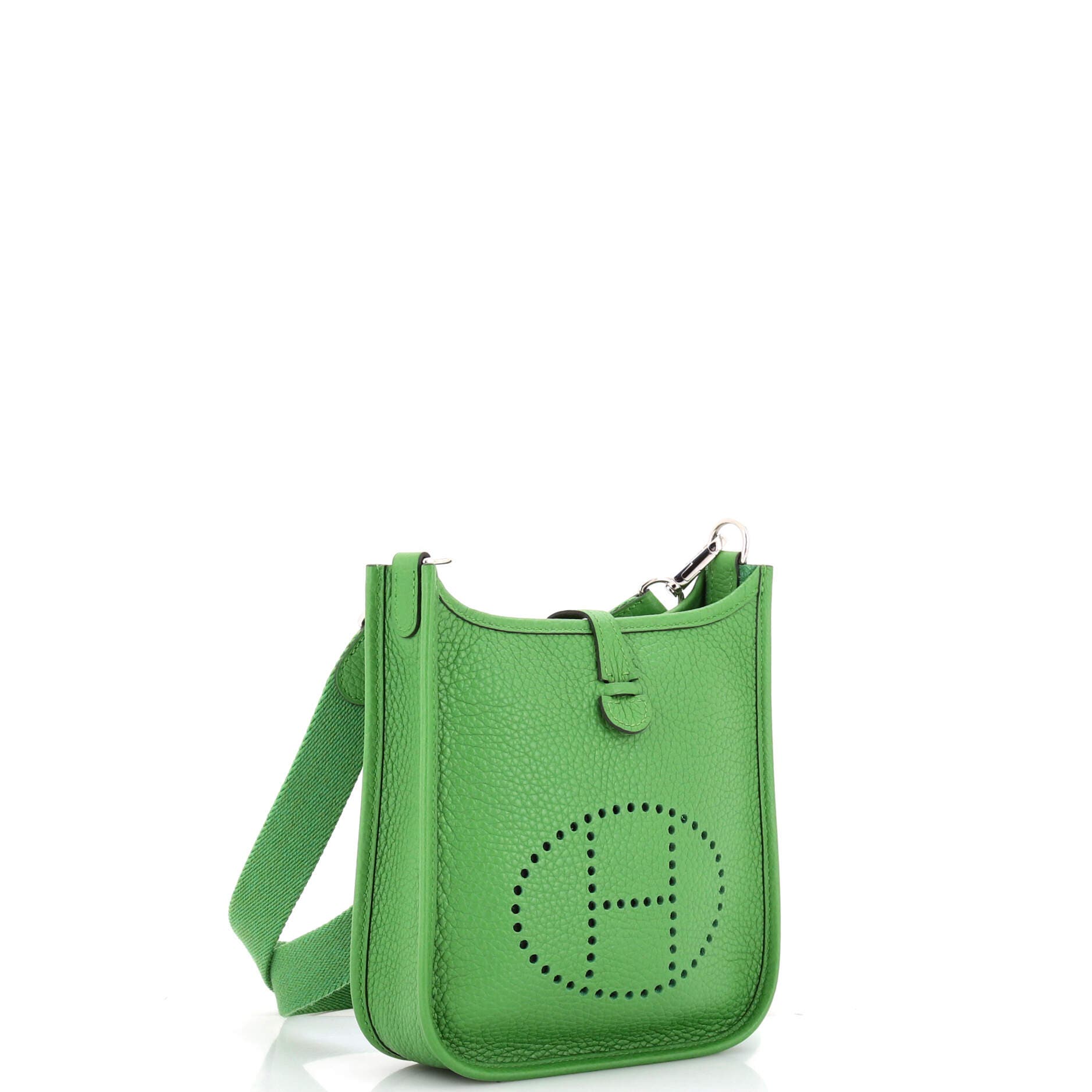 Long Strap Evelyne Bag Clemence TPM, Alternate, color, Vert Yucca