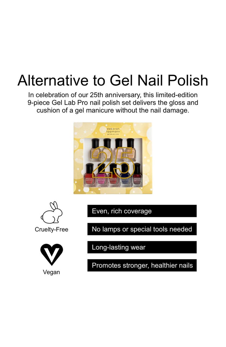 Deborah Lippmann Gel Lab Pro Nail Polish 25th Anniversary 9-Piece Set, Alternate, color,