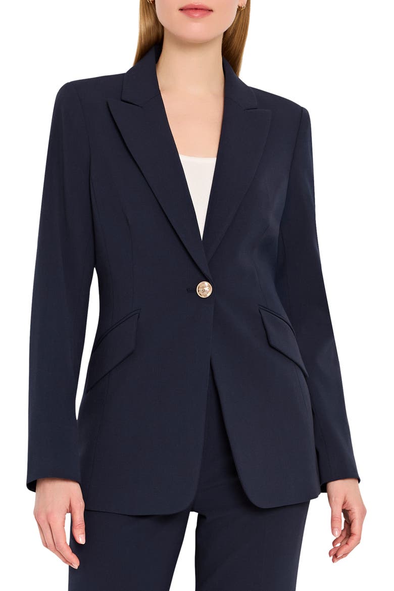 One Button Jacket, Main, color, NEW NAVY