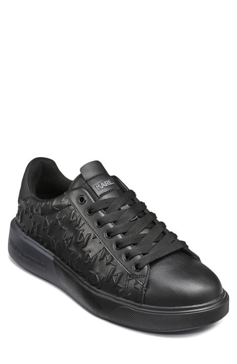Grid Logo Embossed Sneaker (Men)