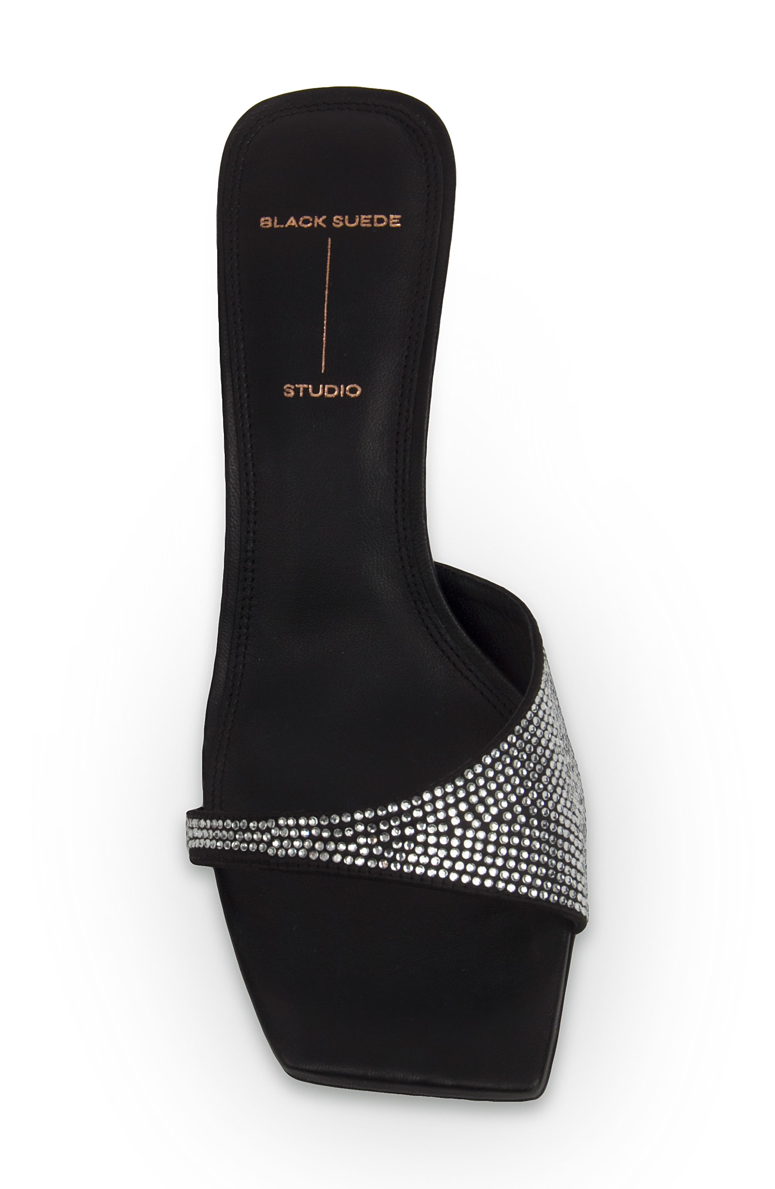 BLACK SUEDE STUDIO Madison Sandal, Alternate, color, 