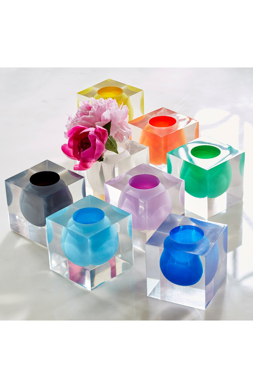 Jonathan Adler Bel Air Mini Scoop Vase In Cobalt
