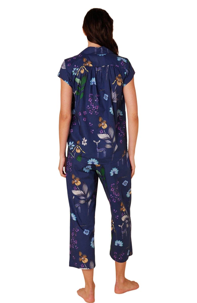The Cat's Pajamas Luxe Pima Capri Novelty Set, Alternate, color, Deerly