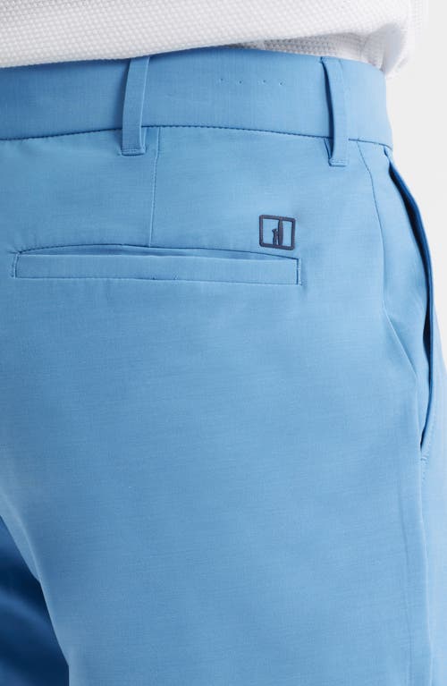 Johnnie-o Mulligan Performance Woven Shorts In Monsoon In Blue