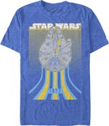 Star Wars Men's Star Wars Retro Falcon Speed  Graphic T-Shirt