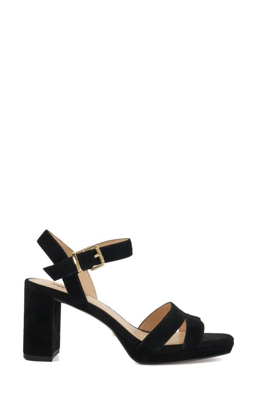 Dune London Manifesting Platform Sandal In Black