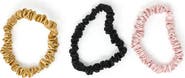 BLISSY 3-Pack Skinny Silk Scrunchies