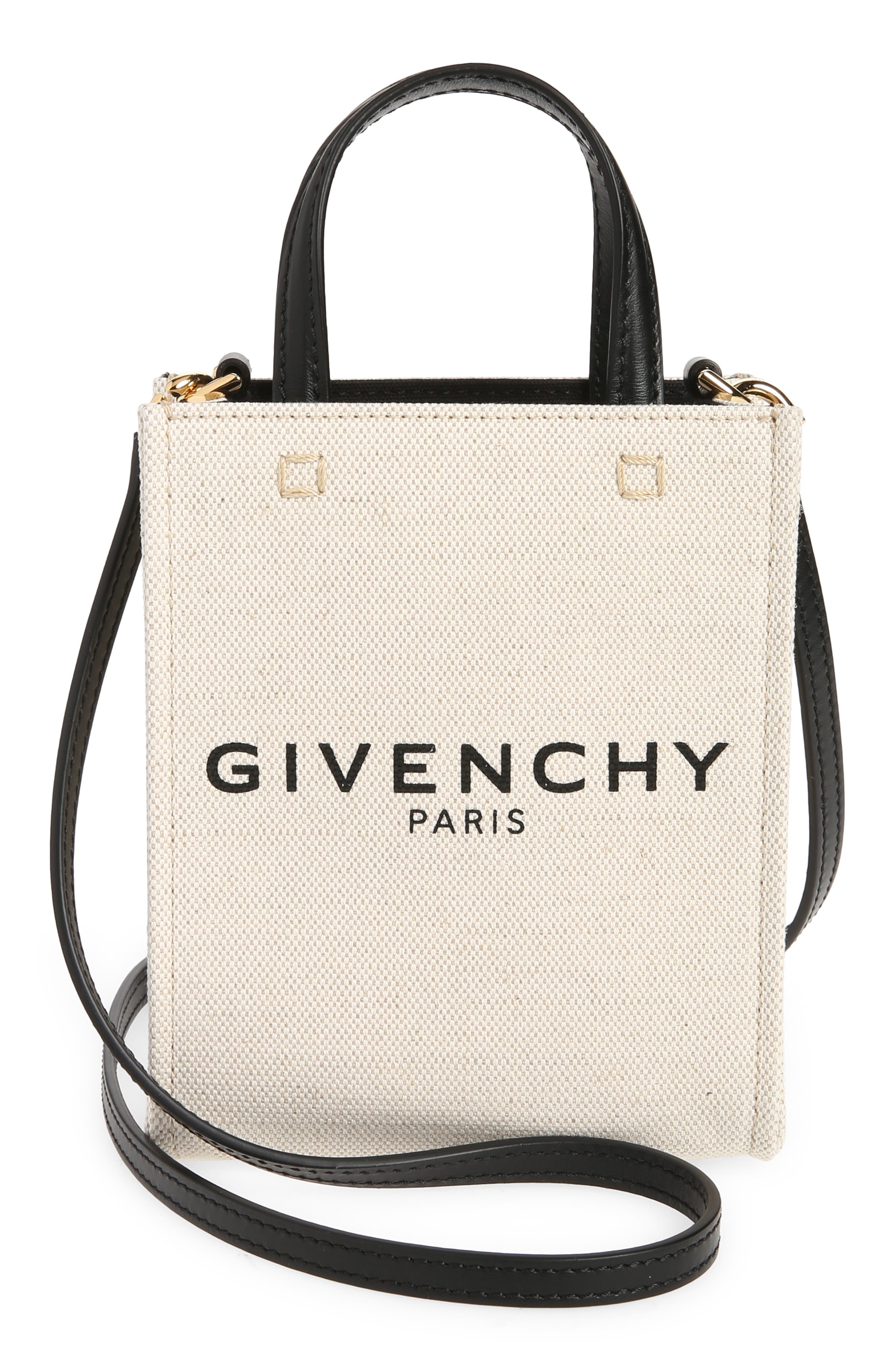 Givenchy Mini Canvas G-Tote, Main, color, 