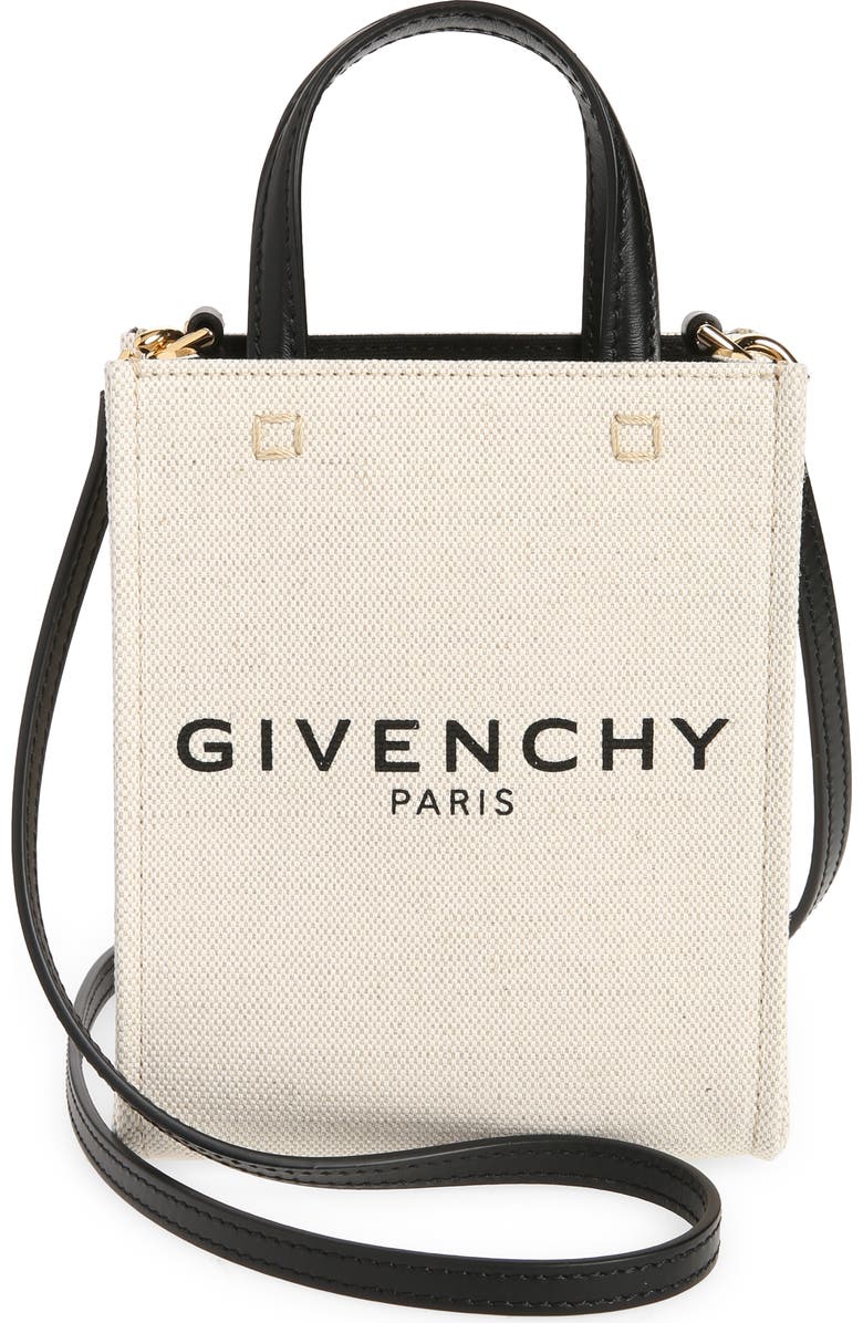 Givenchy Mini Canvas G-Tote, Main, color,
