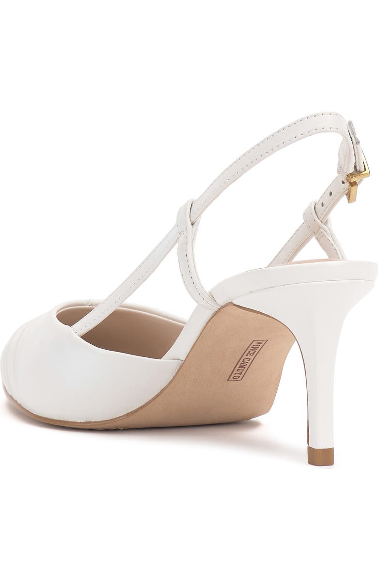 Vince Camuto Kelten Slingback Pointed Toe Pump, Alternate, color, Bianco