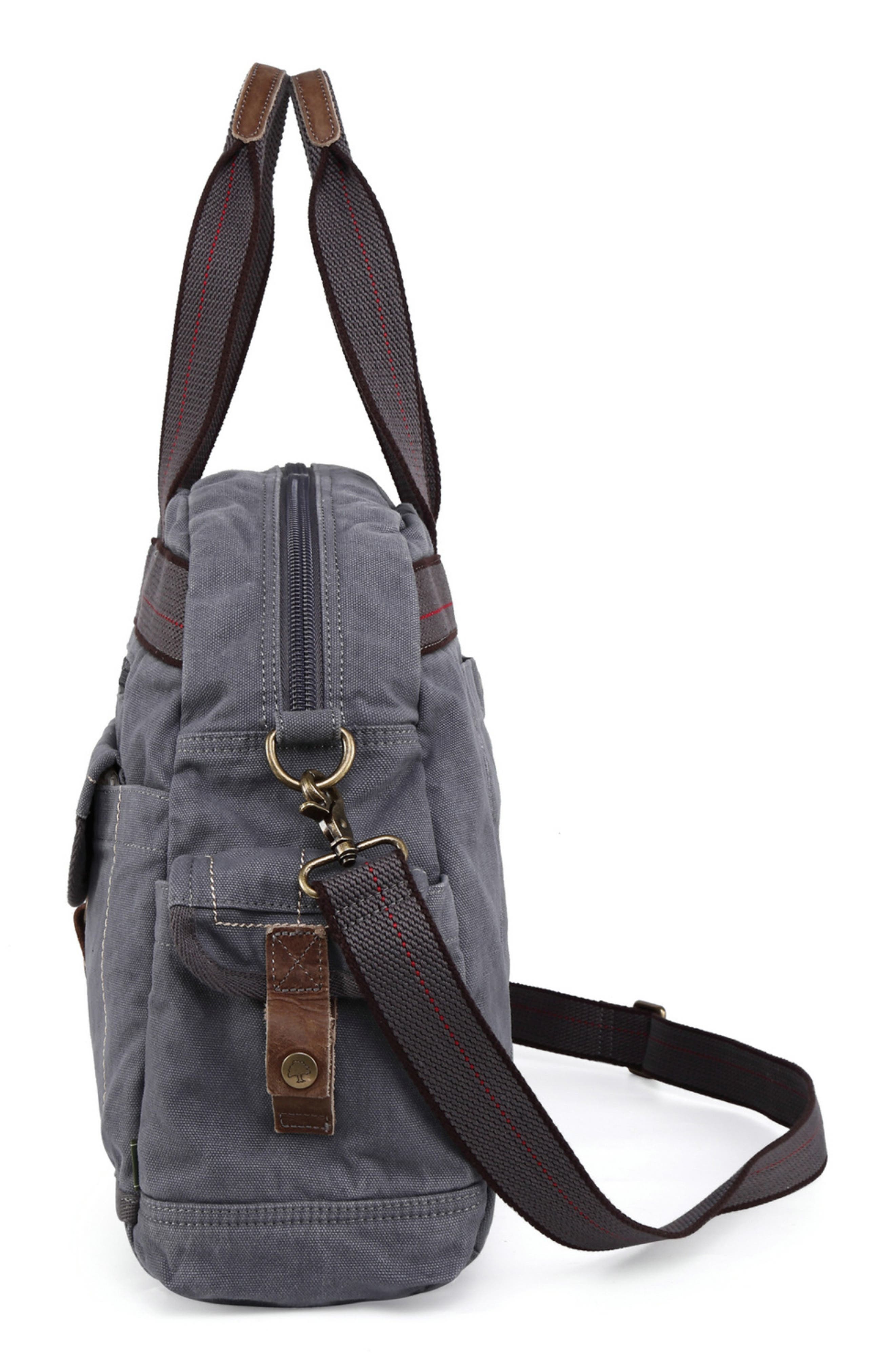 Atona Canvas Weekend Bag, Alternate, color, GREY