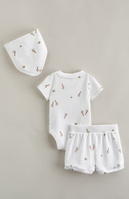 Nordstrom Romper, Bib & Shorts Set In White