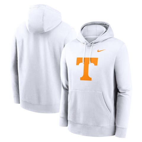 Men's Nike White Tennessee Volunteers Primetime Club Fleece Pullover Hoodie