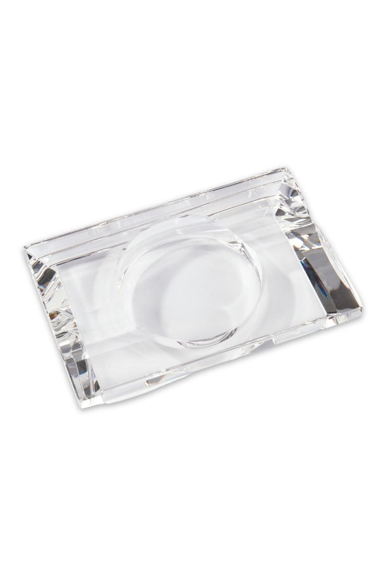 Ares Crystal Ashtray, Alternate, color, CLEAR