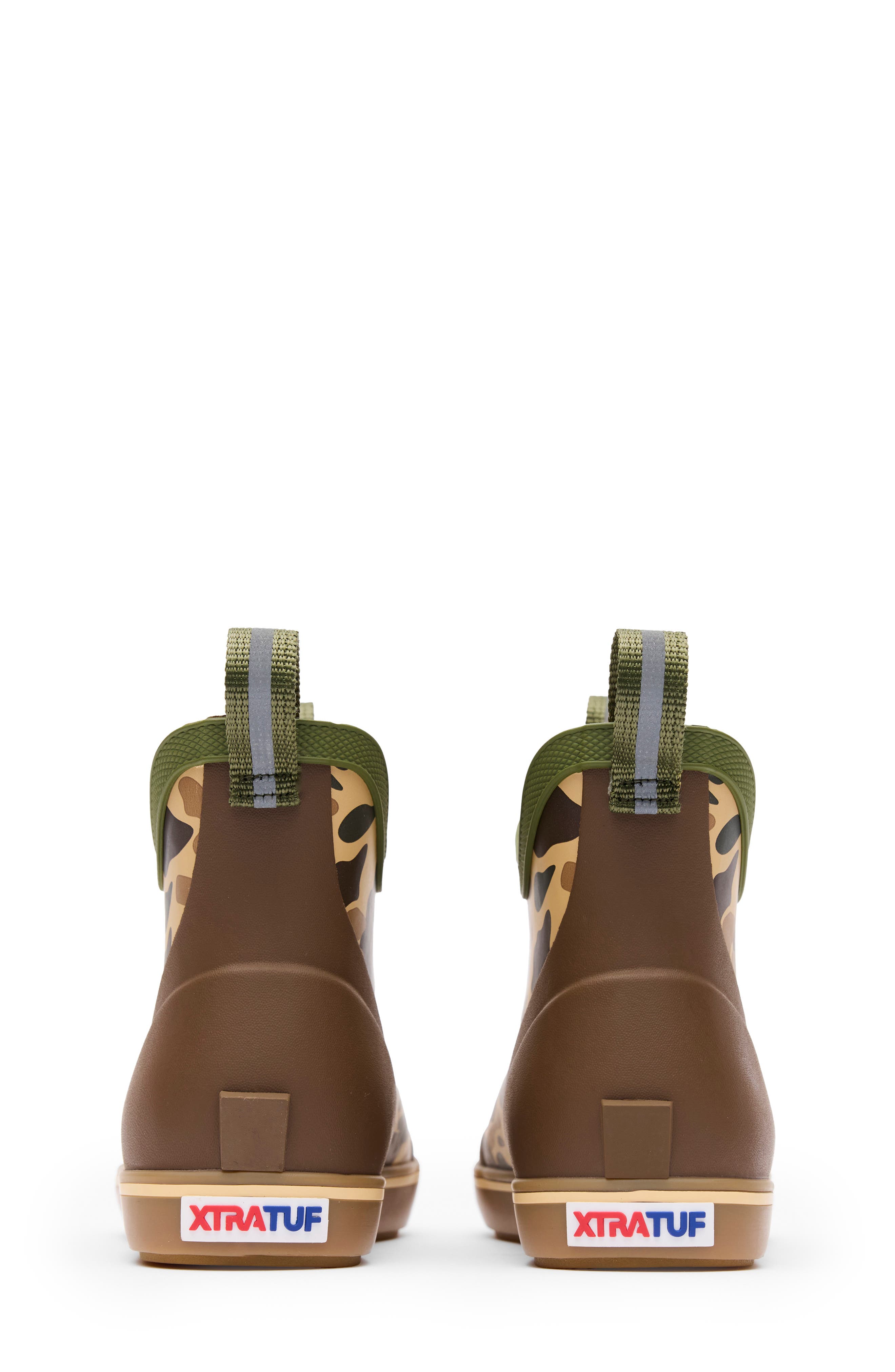 XTRATUF Waterproof Deck Boot, Alternate, color, Duck Camo/Beige/Bison