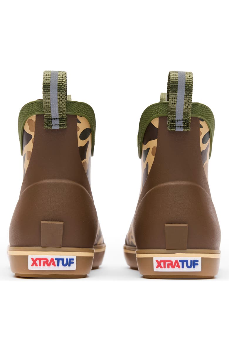 XTRATUF Waterproof Deck Boot, Alternate, color, Duck Camo/Beige/Bison
