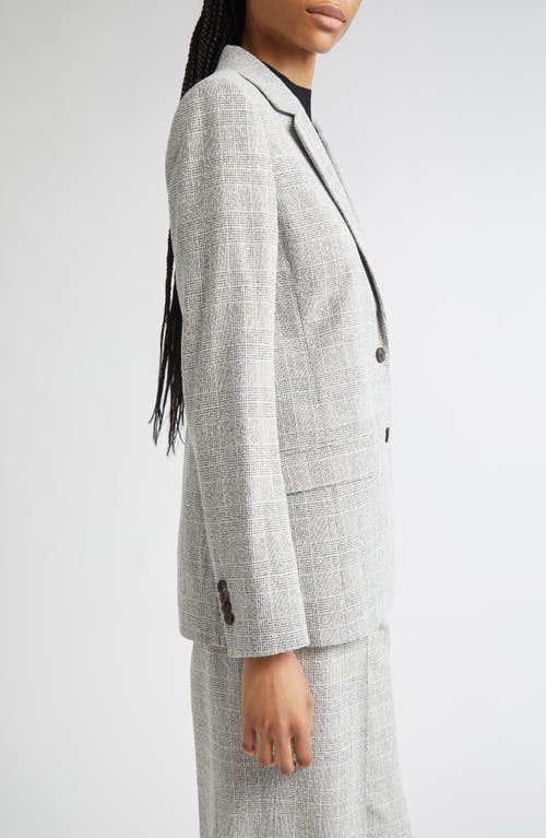 Lafayette 148 New York Glen Plaid Bouclé Knit Blazer
