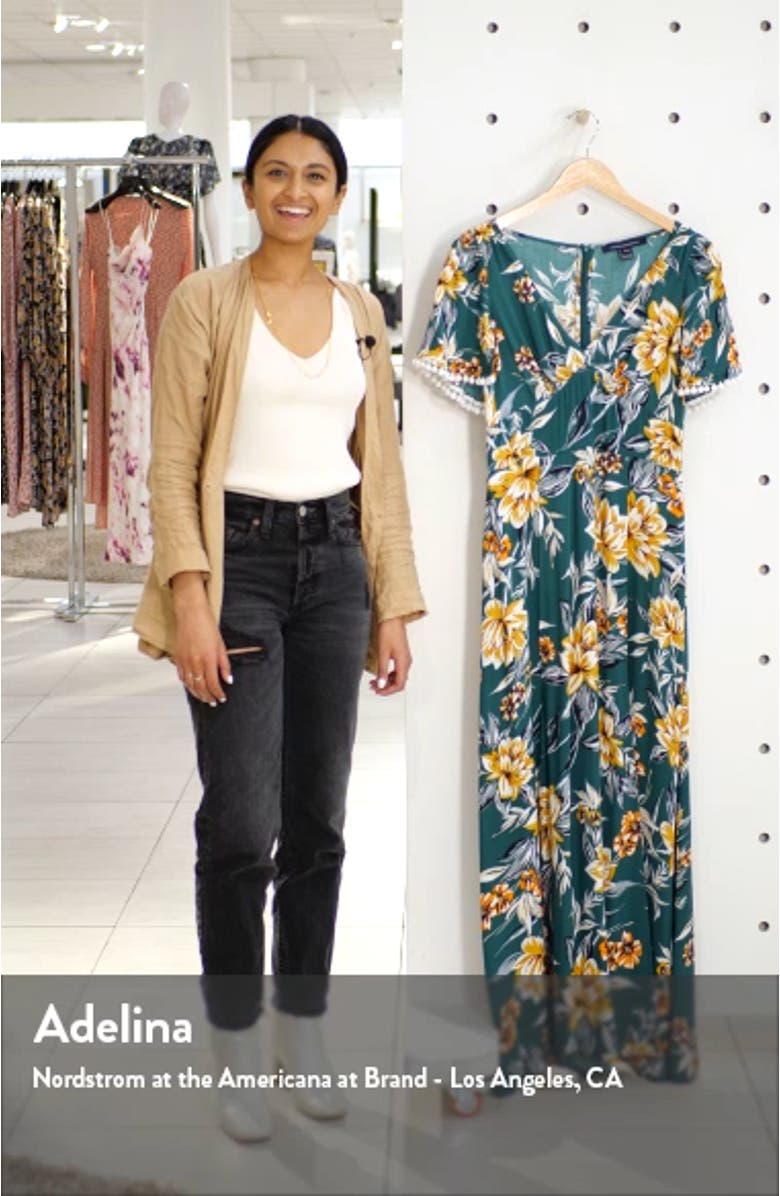 Claribel Floral Maxi Dress, sales video thumbnail