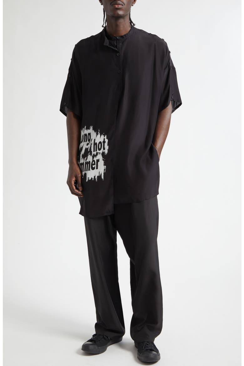 1-Tuck Pleated Silk Pants, Alternate, color, BLACK