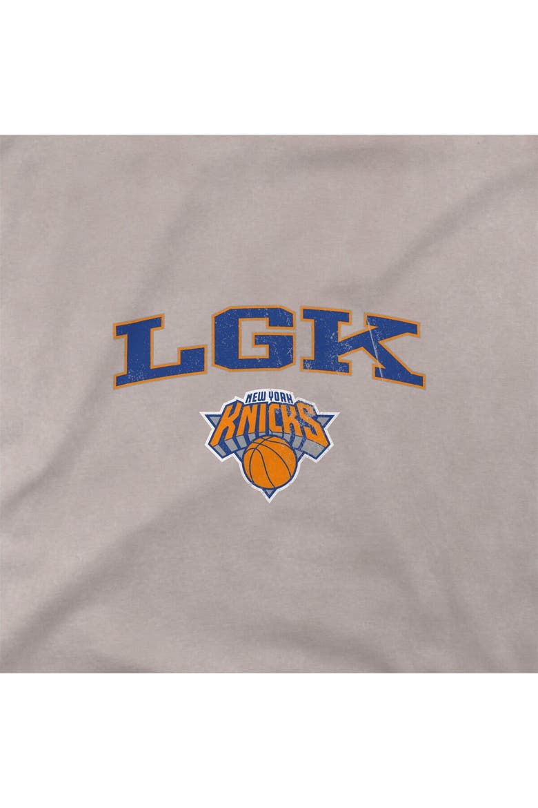 Unisex Stadium Essentials  Gray New York Knicks Oversized LGK Vintage T-Shirt, Alternate, color, Gray