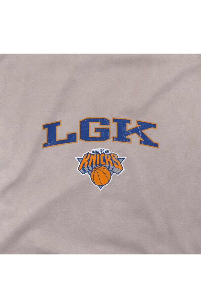 Stadium Essentials Unisex Stadium Essentials  Gray New York Knicks Oversized LGK Vintage T-Shirt, Alternate, color, Gray