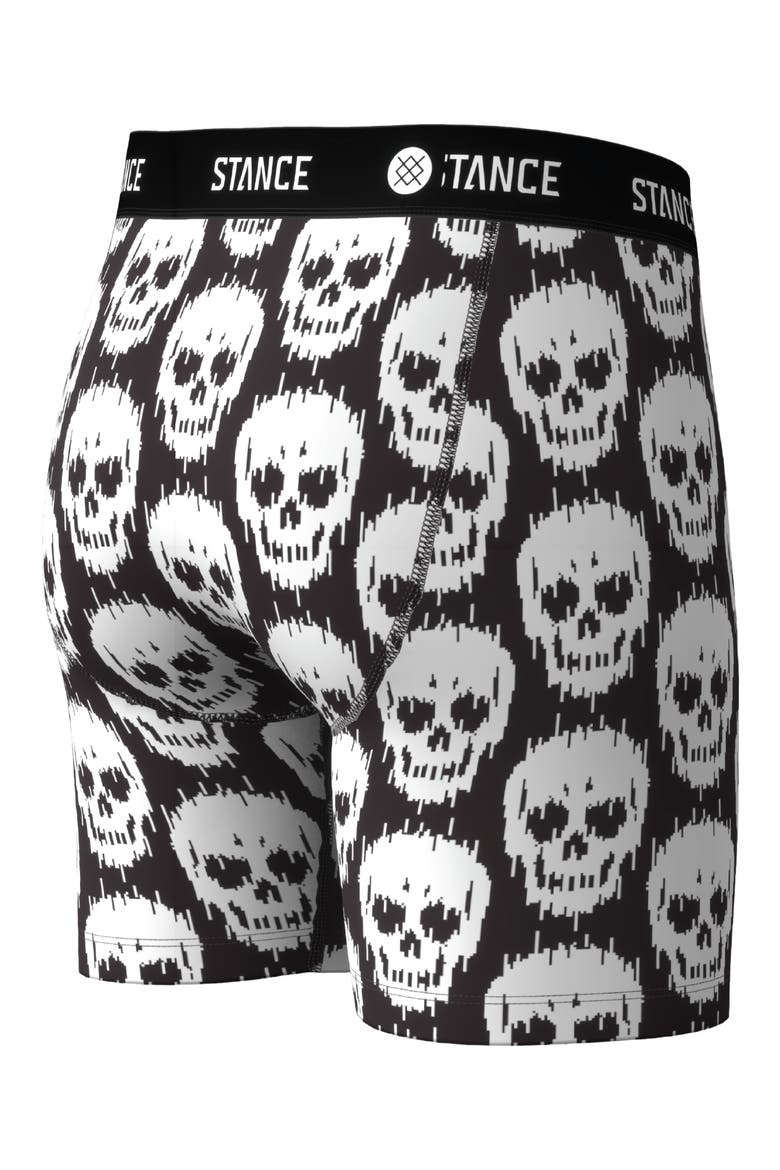 Skulls Boxer Briefs, Alternate, color, BLACK