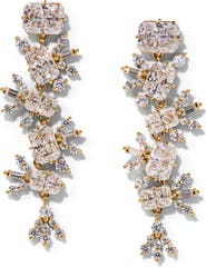 Nadri Stellar Cascade Linear Drop Earrings