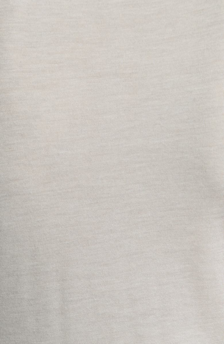 BOSS Elavu Turtleneck Top, Alternate, color, Silver Grey Melange