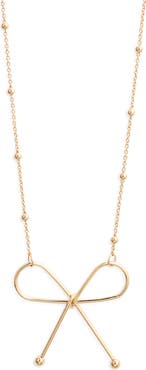 BP. Bow Pendant Station Necklace