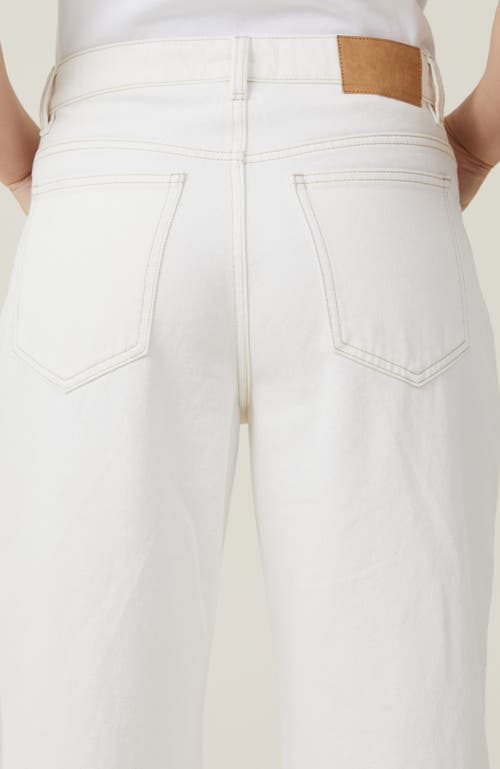 Shop Cotton On Relaxed Wide Jean In Vintage White