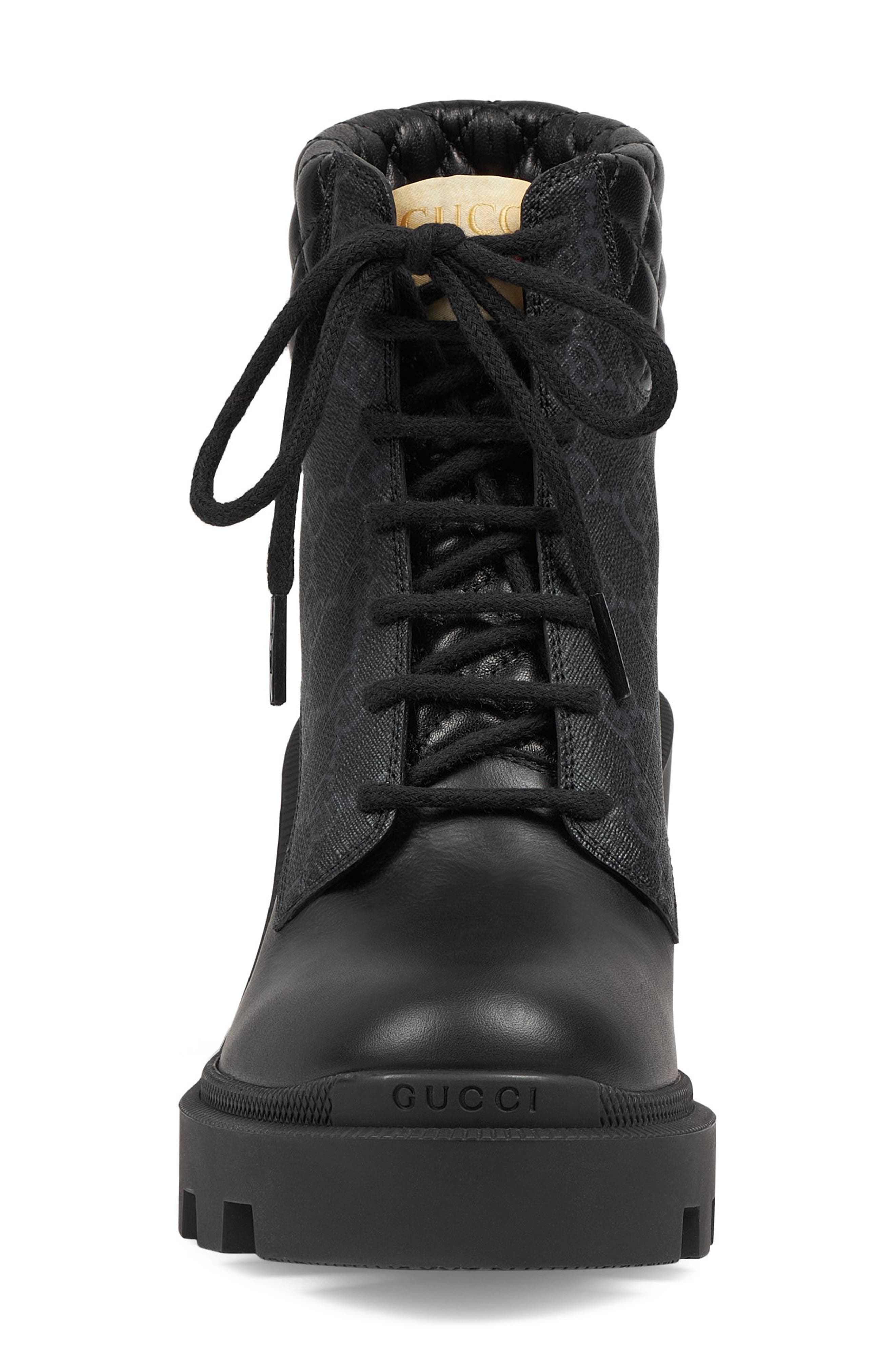 Gucci Trip Combat Boot, Alternate, color, 