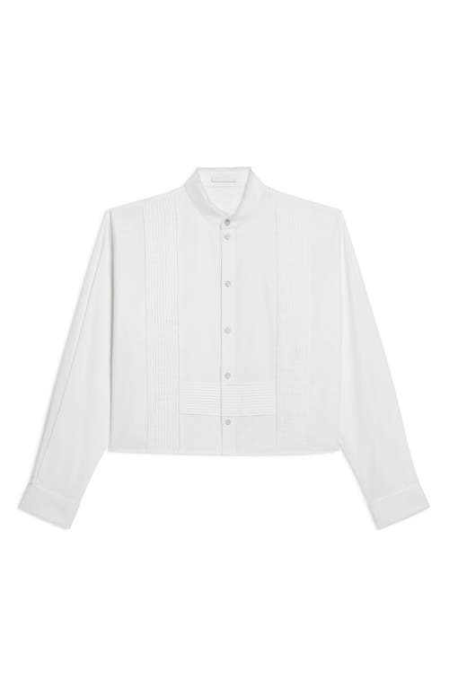 HELMUT LANG HELMUT LANG COLLARLESS TUXEDO SHIRT