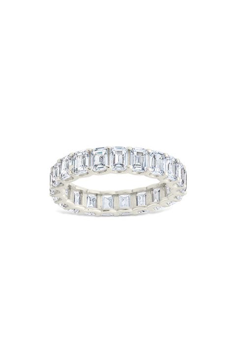 Rio Baguette Cubic Zirconia Eternity Band Ring