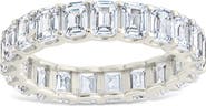Sterling Forever Rio Baguette Cubic Zirconia Eternity Band Ring