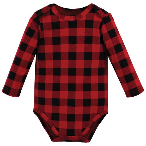 Hudson Baby Essential Long-sleeve Cotton Bodysuit Triple Set