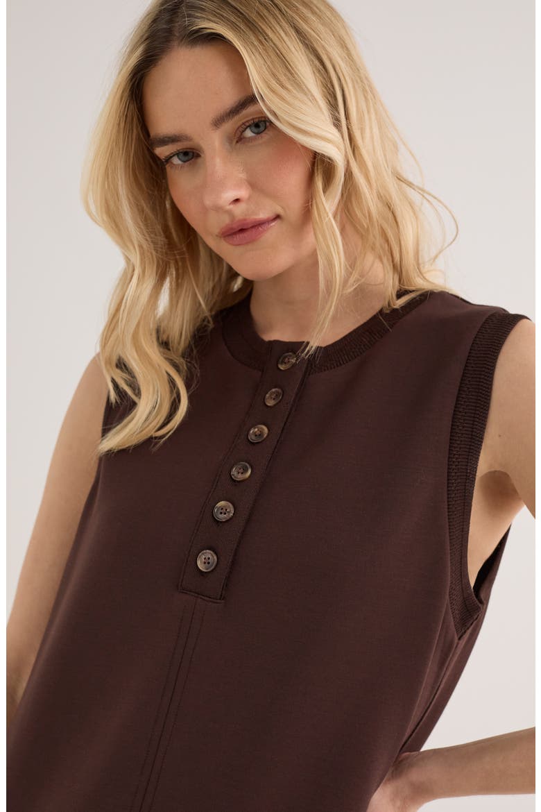 Elba Shift Dress, Alternate, color, COFFEE BEAN