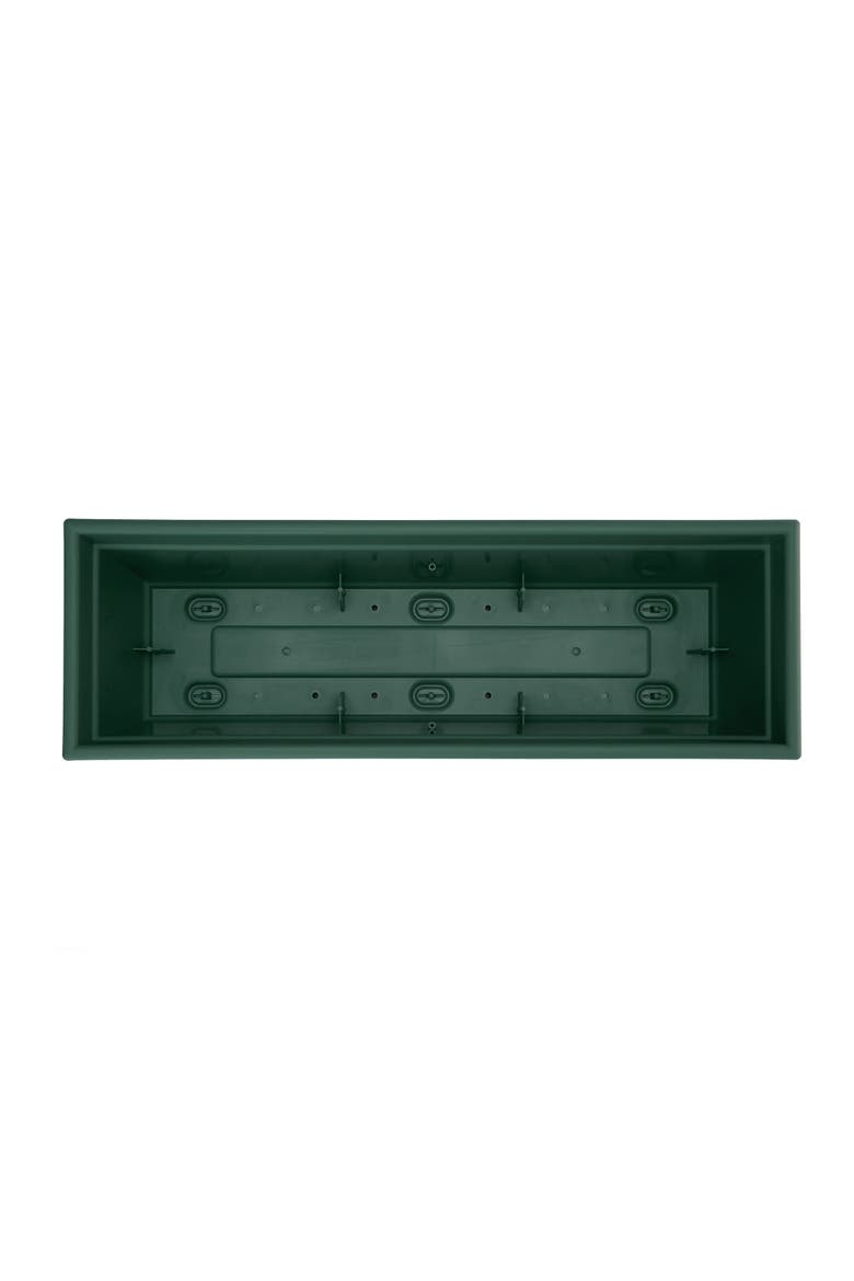 24 Inch Dayton Window Box Planter, Turtle Green, Alternate, color, Green