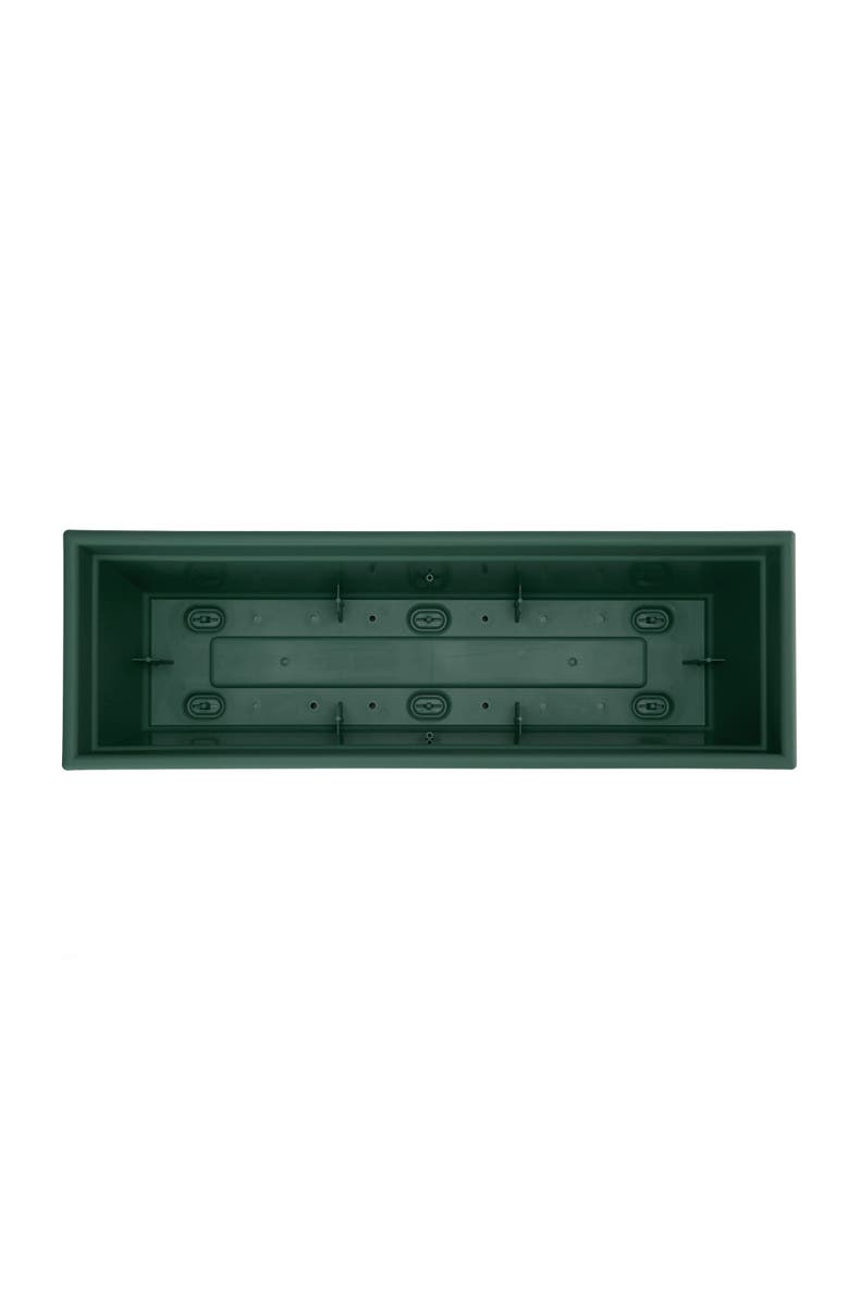 Bloem 24 Inch Dayton Window Box Planter, Turtle Green, Alternate, color, Green