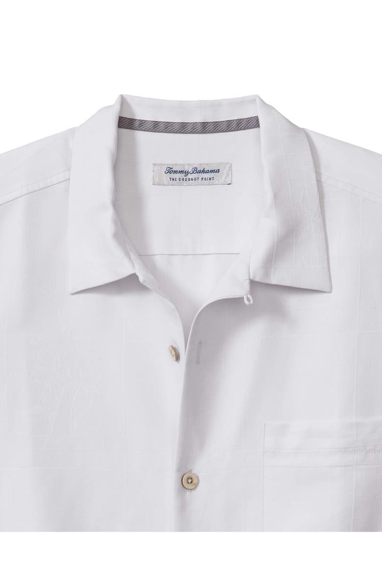 Tommy Bahama Coconut Point Palm Isle Button-Up Shirt, Alternate, color, White