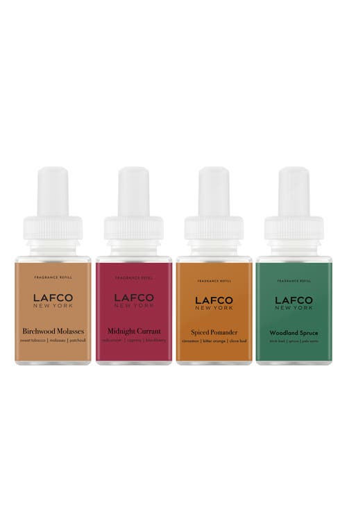 PURA x Lafco 4-Pack Diffuser Fragrance Refills in Lafco Holiday 