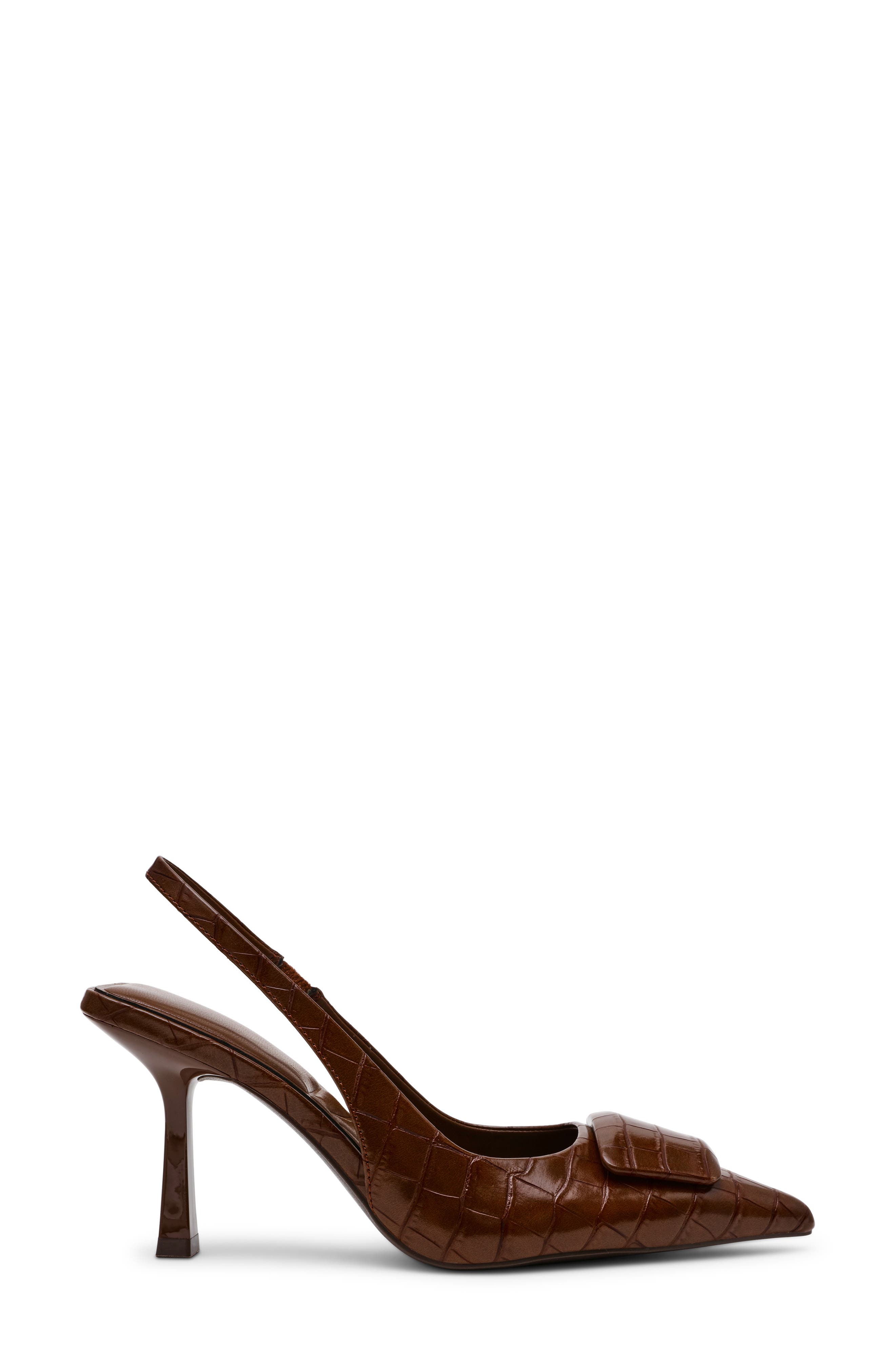 Ilani Slingback Pump, Alternate, color, BROWN CROCO PU