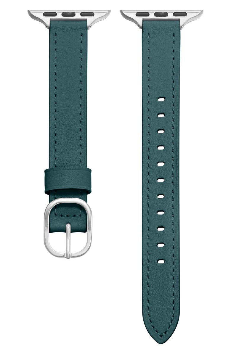 Posh Tech Carmen Skinny Leather Apple Watch<sup>®</sup> Watchband, Main, color, 