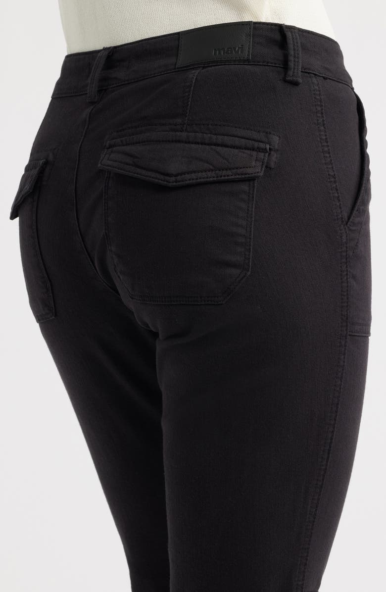 Mavi Jeans Ivy Twill Joggers, Alternate, color, Black Flex