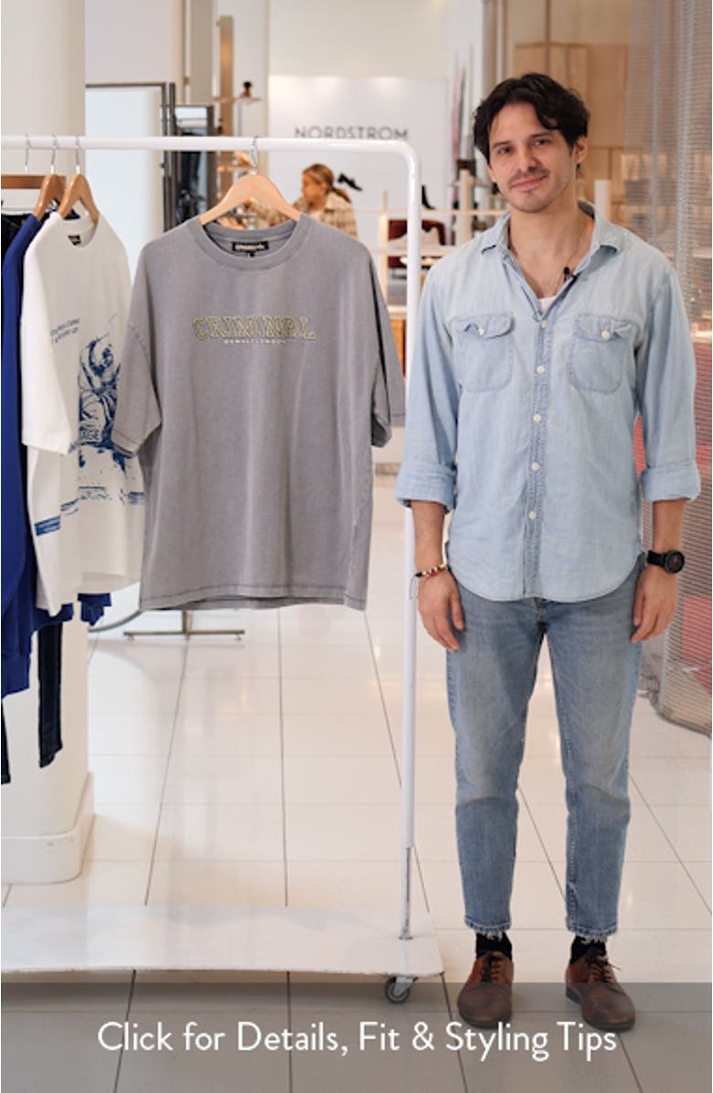 Statute Graphic T-Shirt, sales video thumbnail