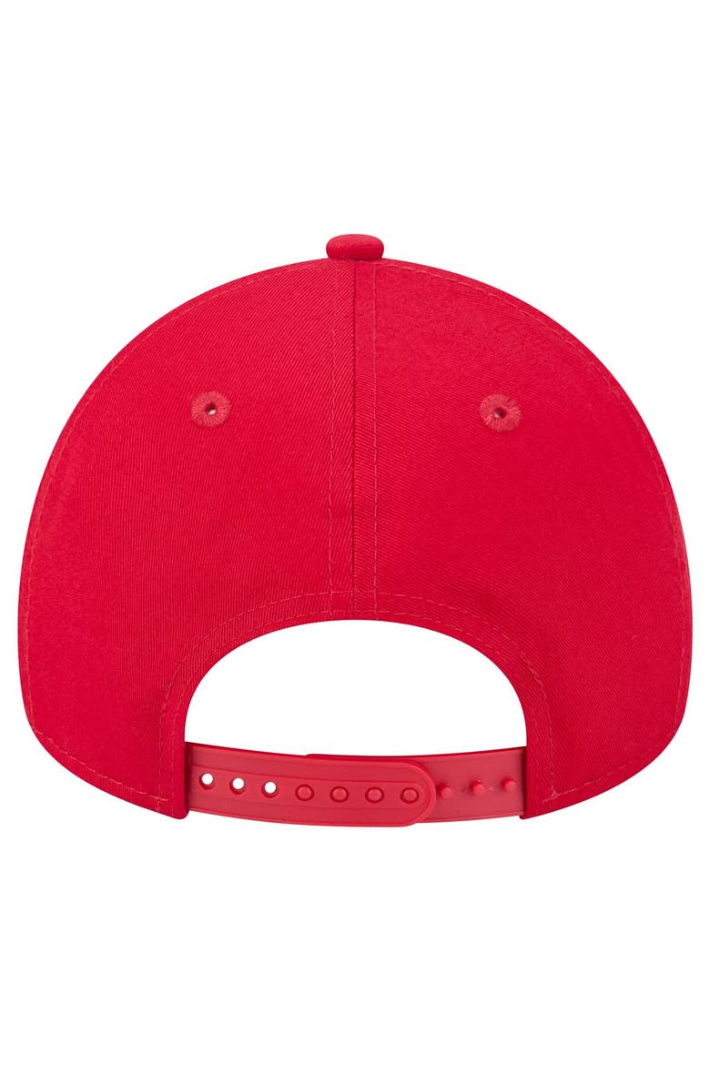 Men's New Era Scarlet San Francisco 49ers Mystic 9FORTY A-Frame Adjustable Hat, Alternate, color, Scarlet