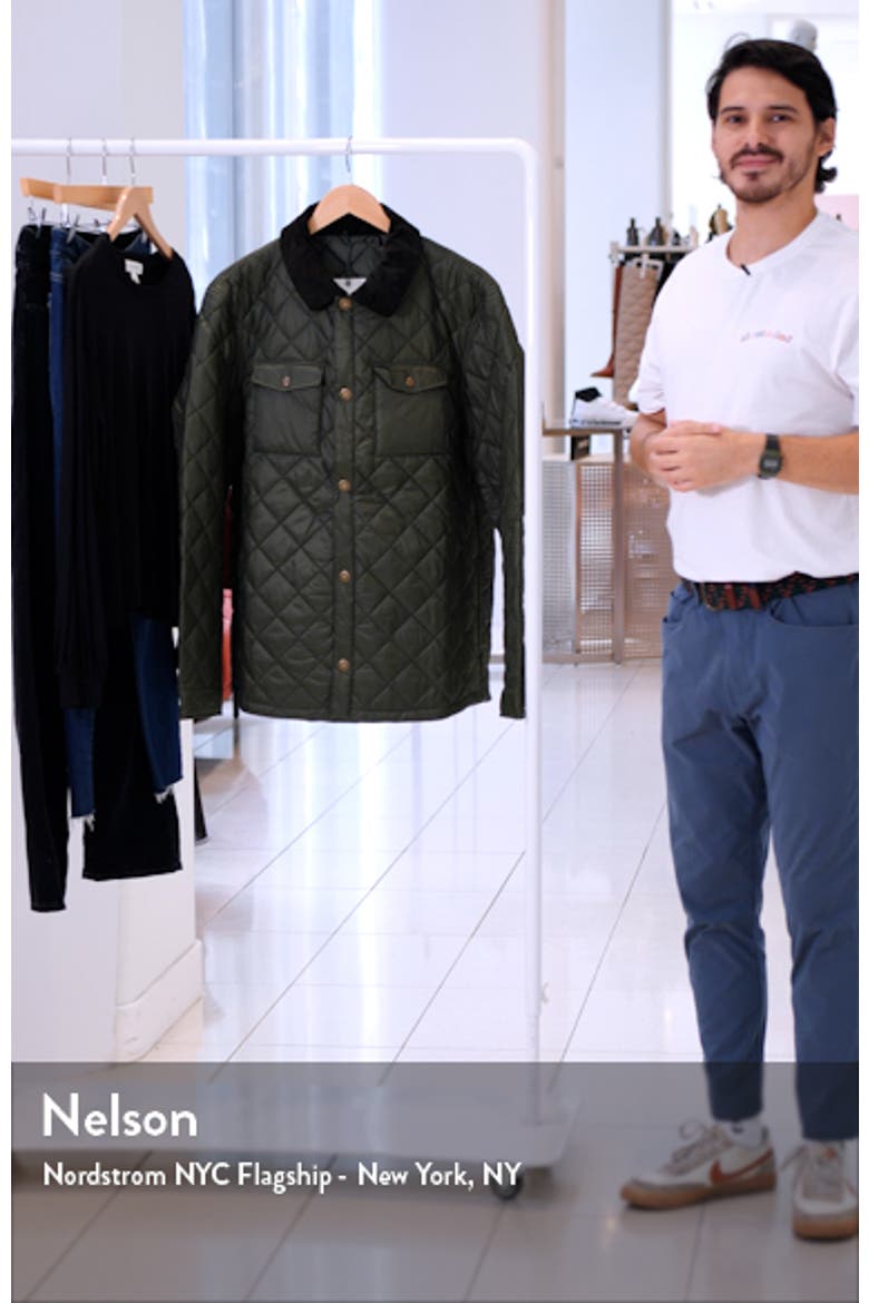 Quilted Shirt Jacket video