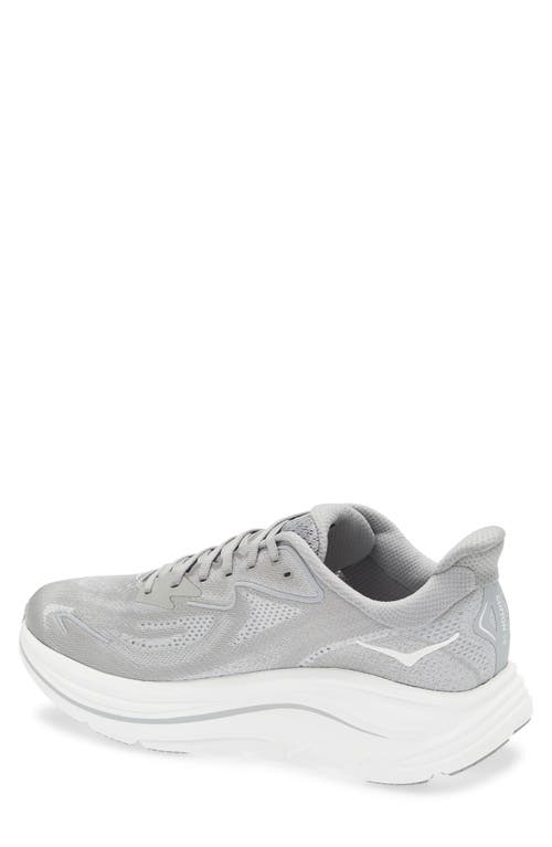 Hoka Clifton 10 Running Shoe In Gray
