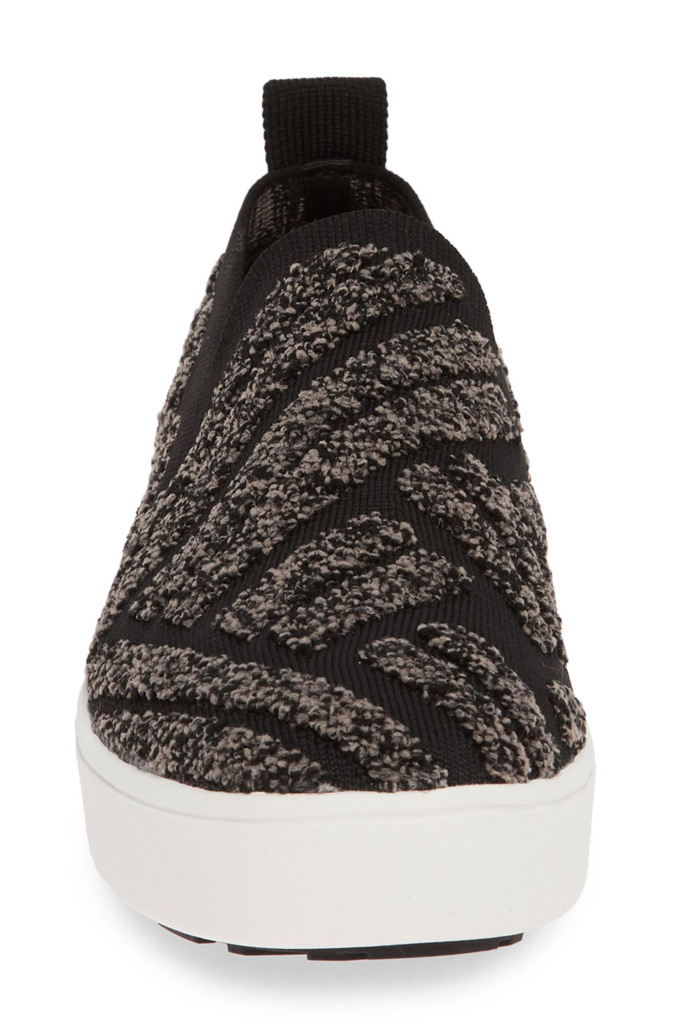 Emma Slip-On Sneaker, Alternate, color, PEWTER CHENILLE FABRIC