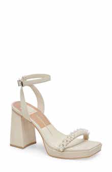 Dolce Vita Adilyn Imitation Pearl Platform Sandal